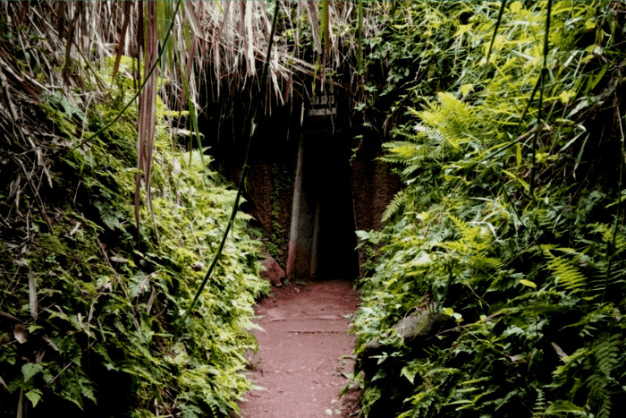 One of many entrances of Vinh Moc Tunnel